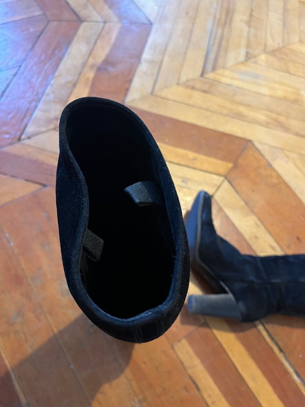 Prada suede boots black size 39 - Picture 6 of 7